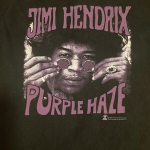 Anvil Black Jimi Hendrix Graphic Tee